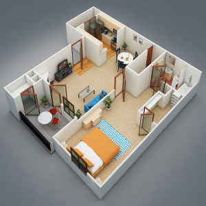 Generic floor plan placeholder image