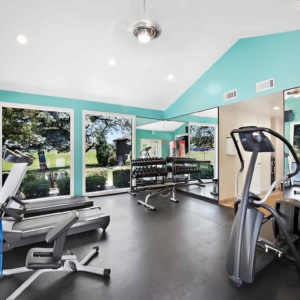 fitness center at Pines at Marston with free waits, treadmills and eliptical