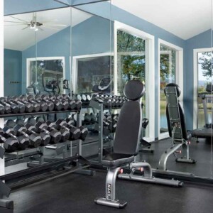 fitness center free weights