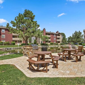picnic tables