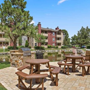 picnic tables