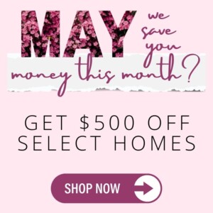 $500 off select homes