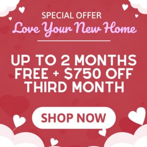 up to 2 months free + $750 off
